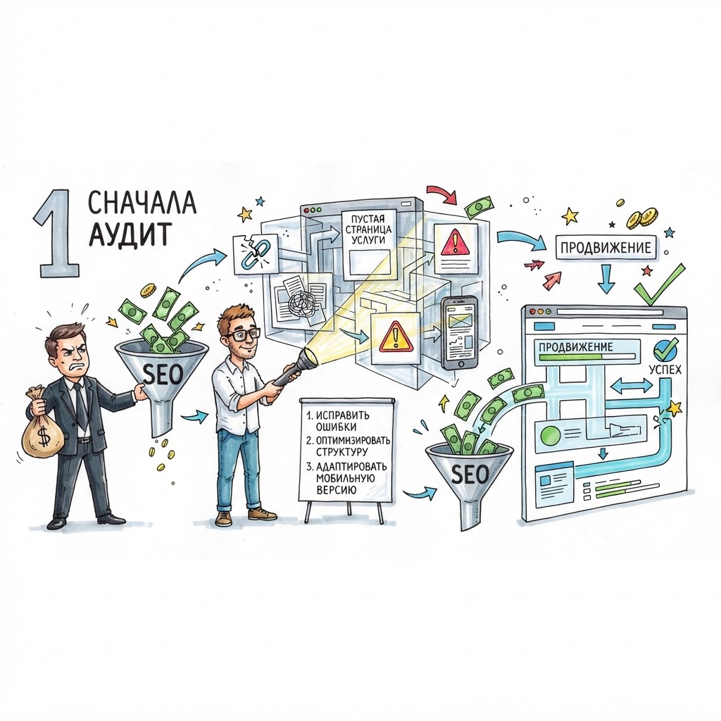 Аудит сайта: что проверить, прежде чем тратить деньги на SEO