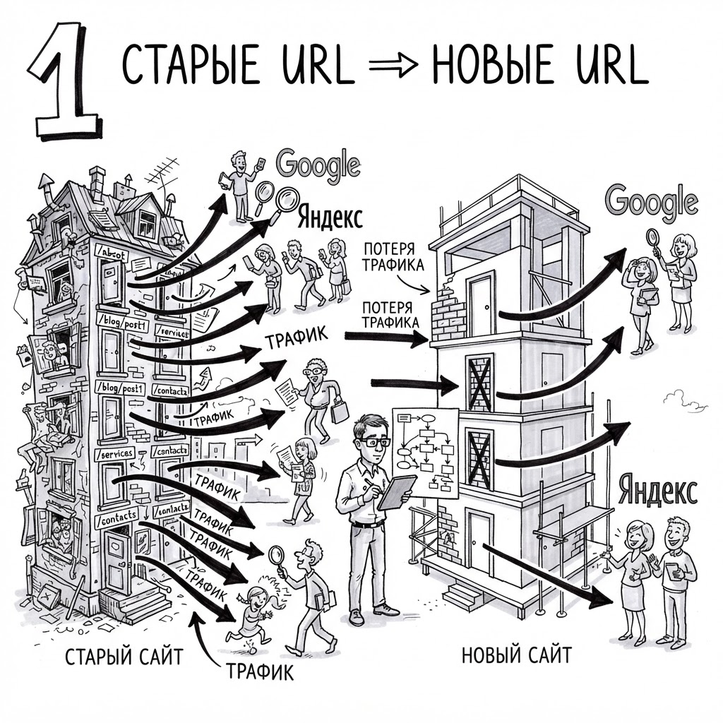 Почему после редизайна сайт может потерять трафик