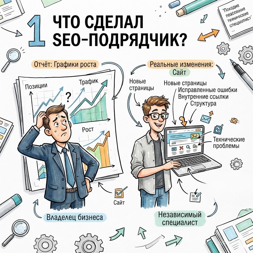 Что проверить на сайте после работы SEO-подрядчика