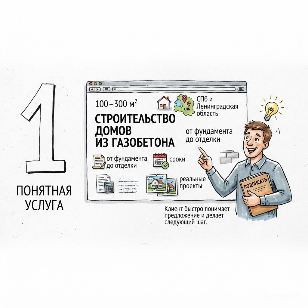 Как сделать страницу услуги понятной поисковику, нейросети и человеку