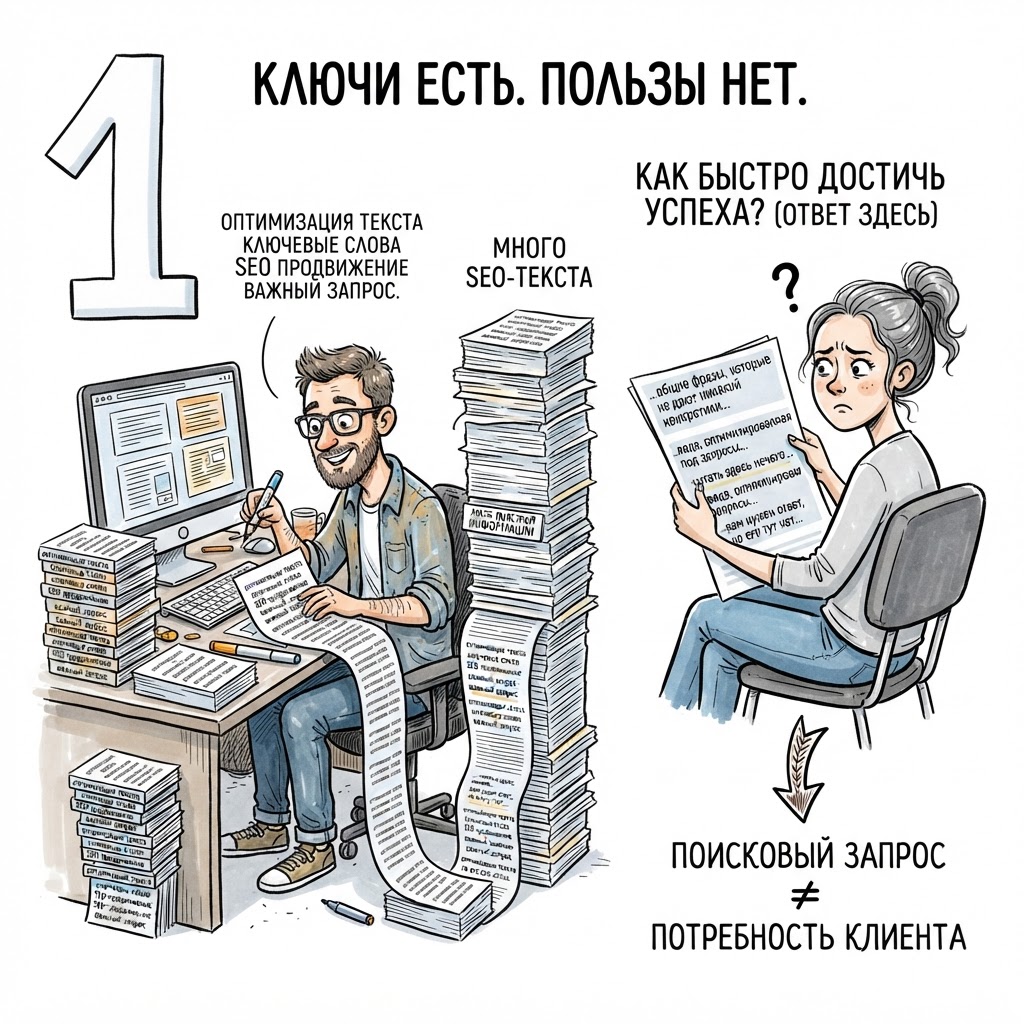 Почему статьи, написанные только ради SEO, перестают работать