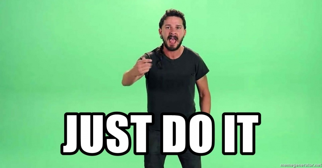 Just do it" - знаменитый мем-мотиватор, который призывает к действию и...