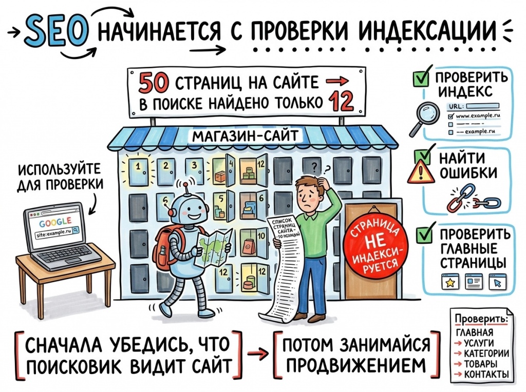 проверка индекса в seo