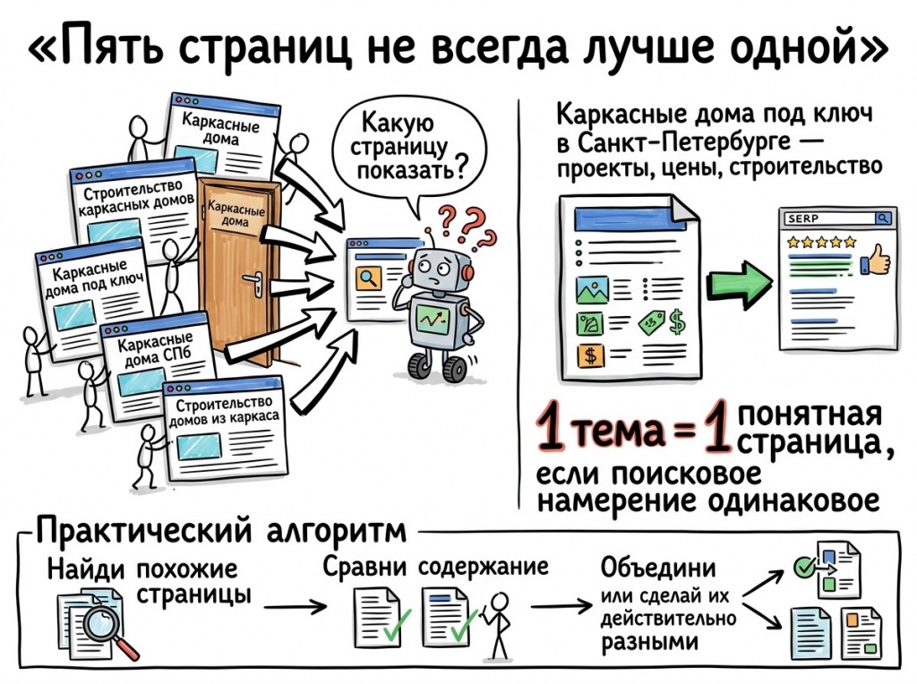 сравнивайте страницы сайта