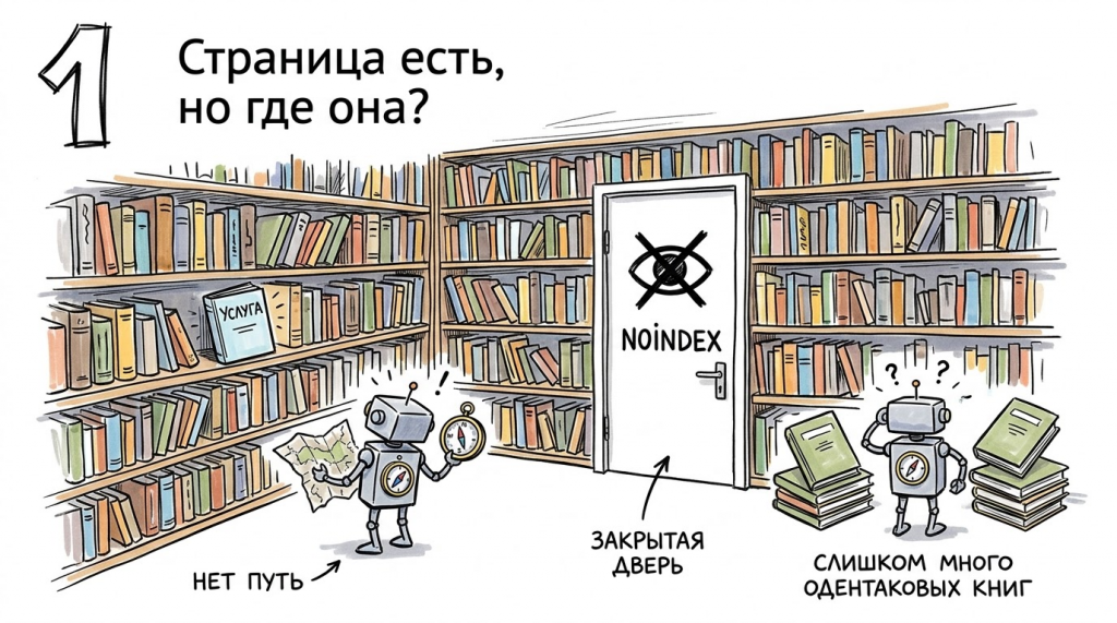 страница есть, но где?