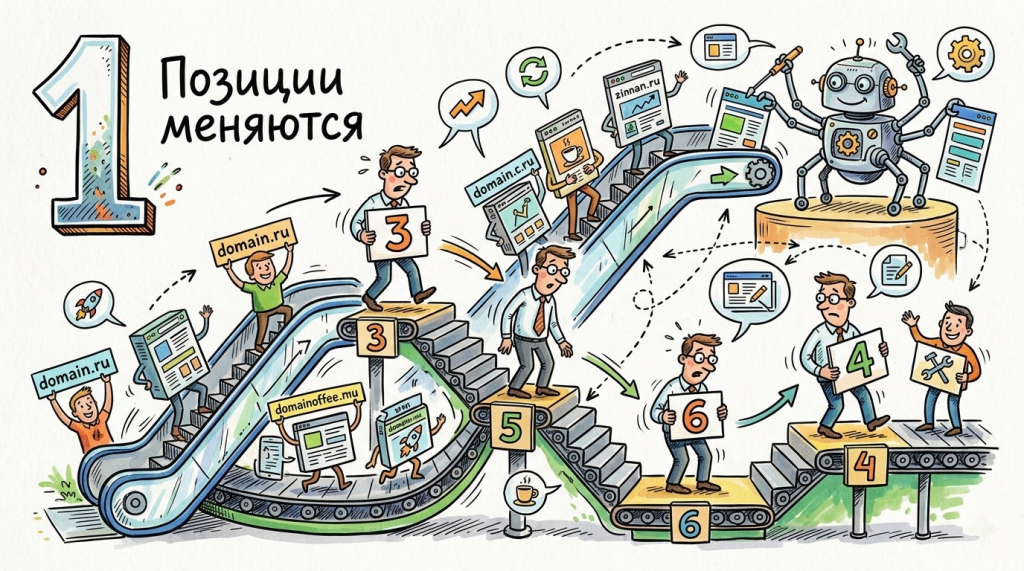 позиции меняются позиции меняются