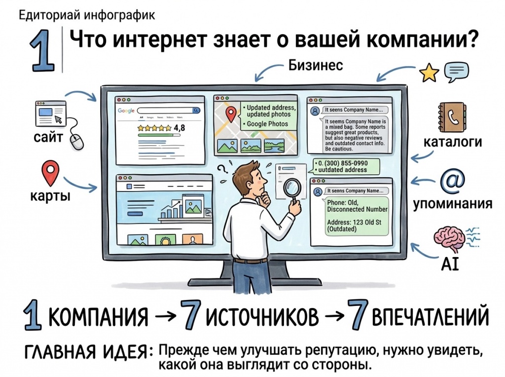 что интернет знает о компании что интернет знает о компании